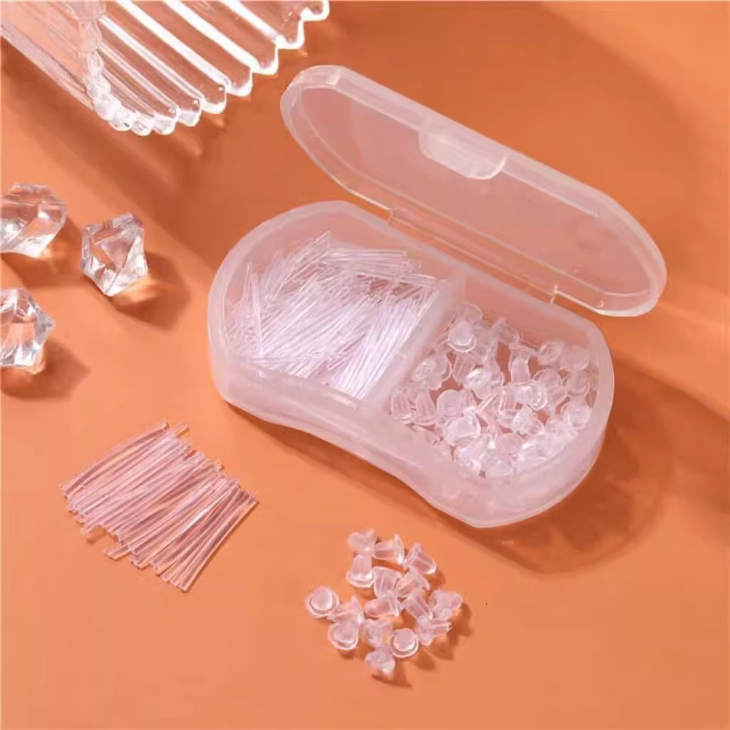 2耳棒配耳堵套装女树脂养耳洞隐形透明耳钉适合新耳洞医用级豆豆,淘宝优惠券,粉丝福利购,淘宝优惠卷