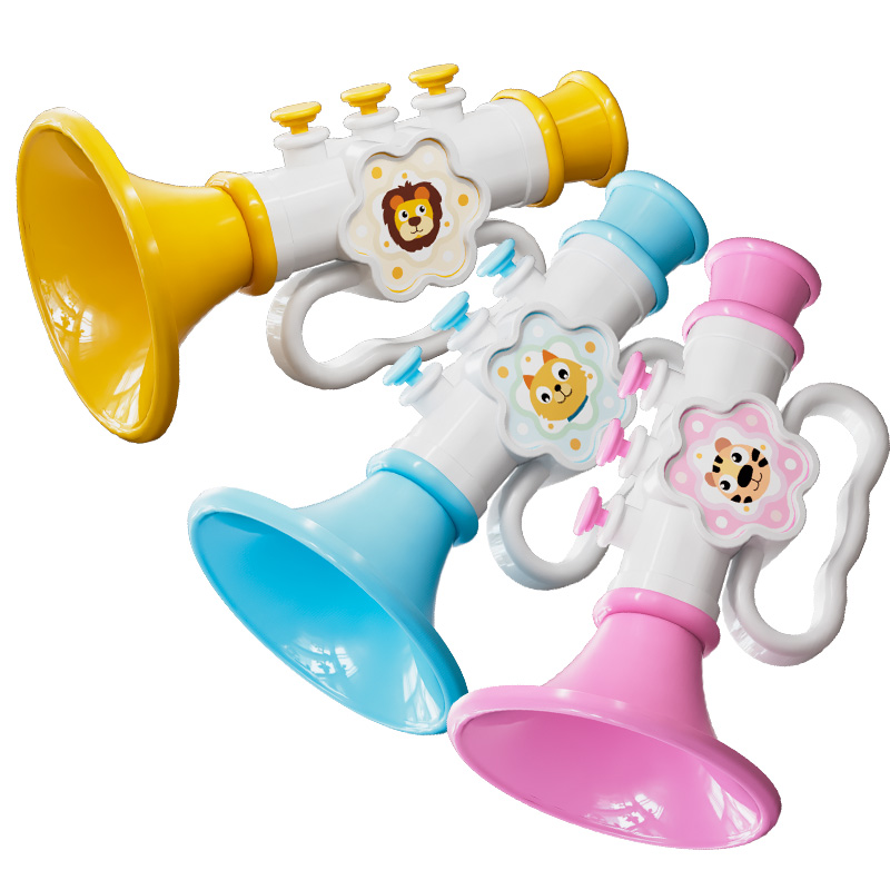 小喇叭儿童玩具婴儿宝宝吹吹乐吹响乐器嗽叭口琴吹的可吹哨子口哨 - 图3