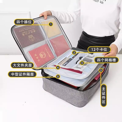 出生证结婚证户口本营业执照等证件收纳包多规格 - 图3