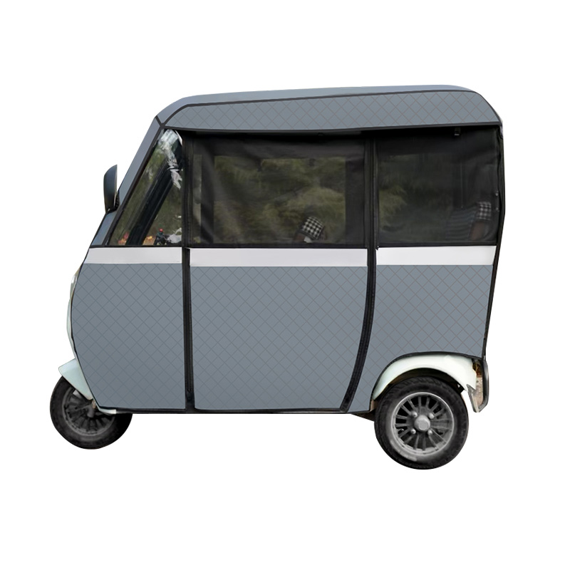 台铃X3X4X5X6X7Q5专用车篷一体蓬车棚雨帘通用透明防雨加厚皮革布 - 图0