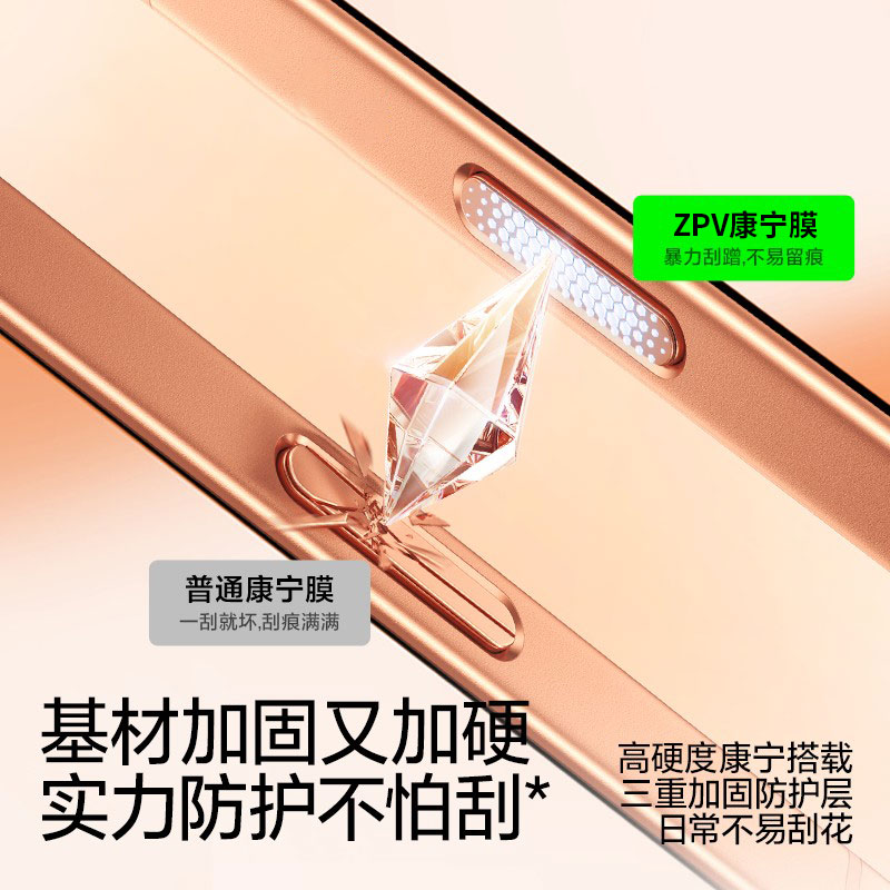 17拍照按键贴】ZPV适用iPhone17Promax手机按键贴苹果16Pro拍照保护钢化膜17air新款16plus相机防刮防汗IP17 - 图1