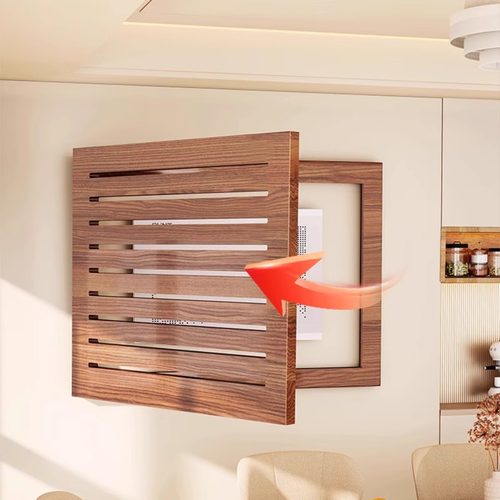 实木装饰盖板轻奢电表箱装饰画弱电箱多媒体配电箱电表盒遮挡挂画 - 图2