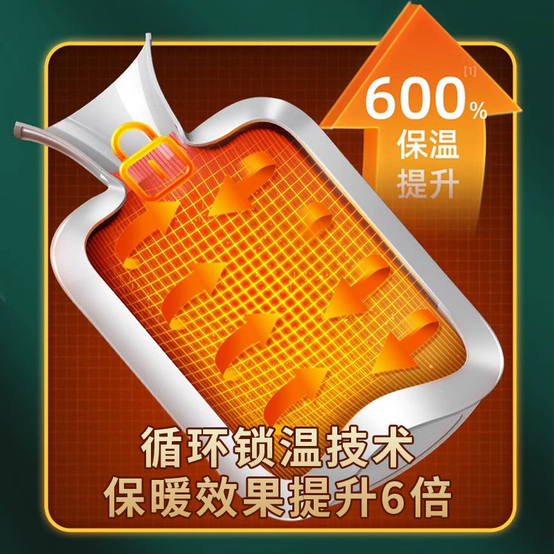 热水袋注水暖水袋女生暖手热敷肚子暖脚神器可爱毛绒布套防爆保温