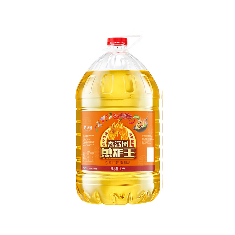 香满园大豆油10L 煎炸烹炒家用食用油色拉油大桶装