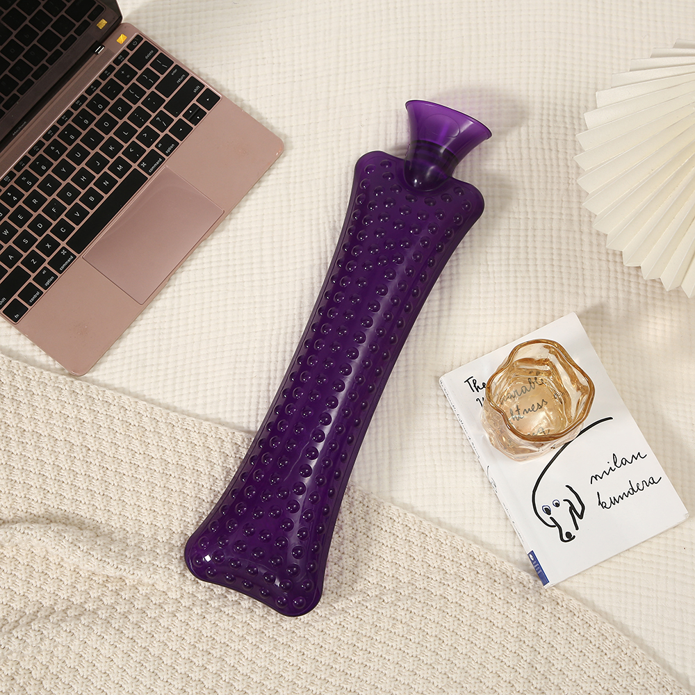 按摩热水袋注水式暖水袋长条型颈椎部专用灌水热敷眼睛护腰肩被窝