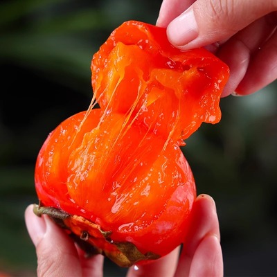 下拉+礼金11.4！陕西火晶柿子30枚