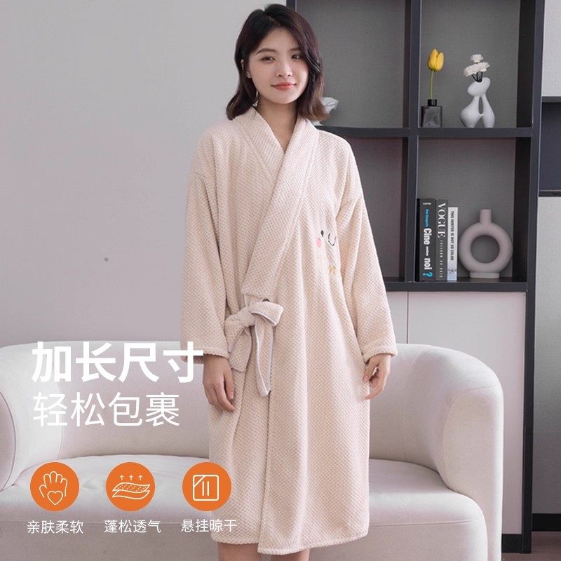 浴巾浴袍女2025新款比全棉纯棉吸水大人可穿洗澡裹巾浴裙浴衣速干,淘宝优惠券,粉丝福利购,淘宝优惠卷