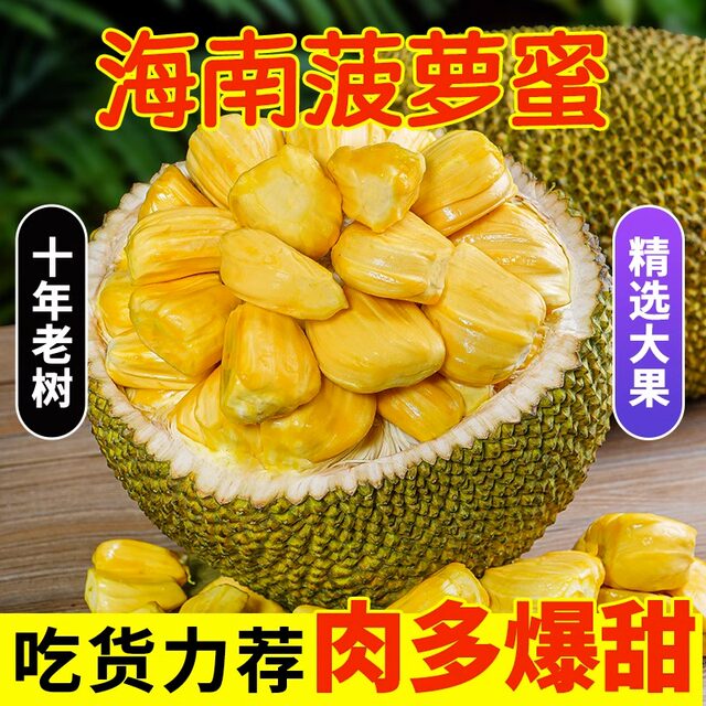 Hainan Yellow Flesh Jackfruit Freshly Picked Whole