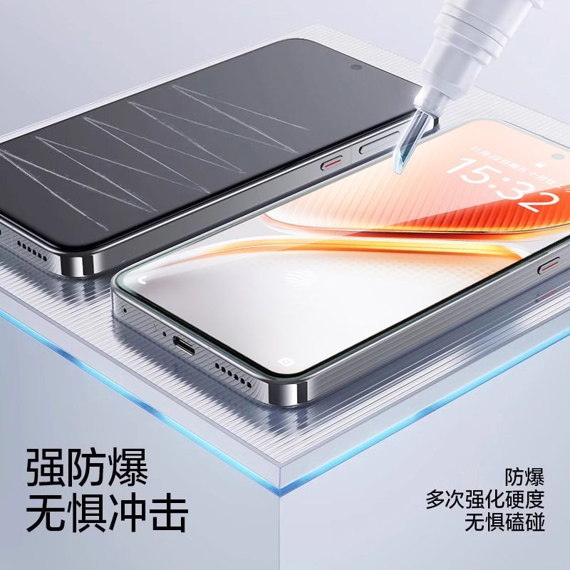 华为手机膜适用华为mate70nova14钢化膜全覆盖pura70p50p40无尘仓50e高清nova12/13/11防爆mate60/50/30昆仑 - 图1