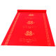 Red carpet disposable wedding decoration with happy words in red large thickened anti-slip stairs in the living room with happy words