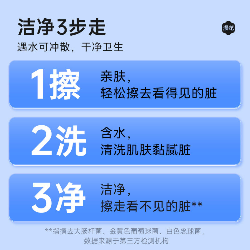 漫花湿厕纸家庭实惠装洁厕湿巾私处擦屁屁股男士女士专用湿厕纸