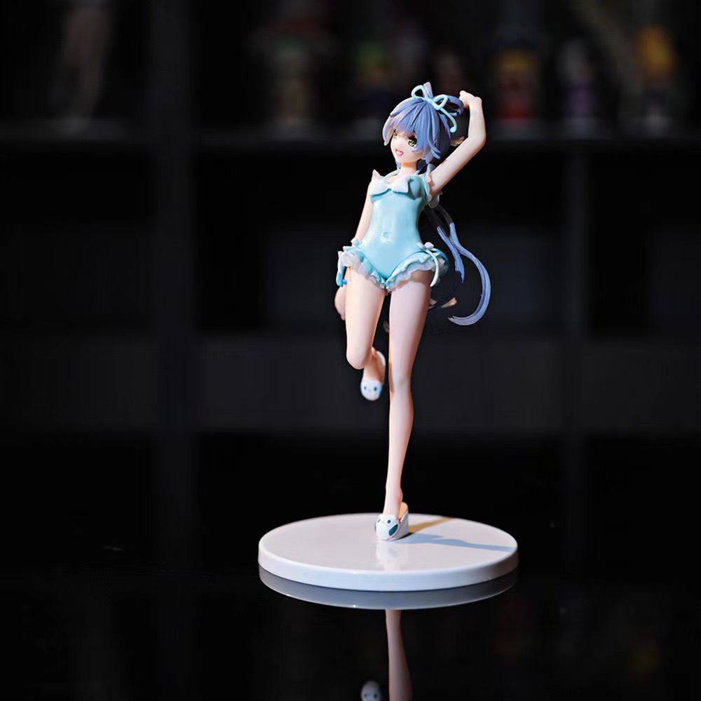 Hatsune Luo Tianyi figure virtual idol swimsuit chassis car animation two-dimensional model ornament gift bedroom