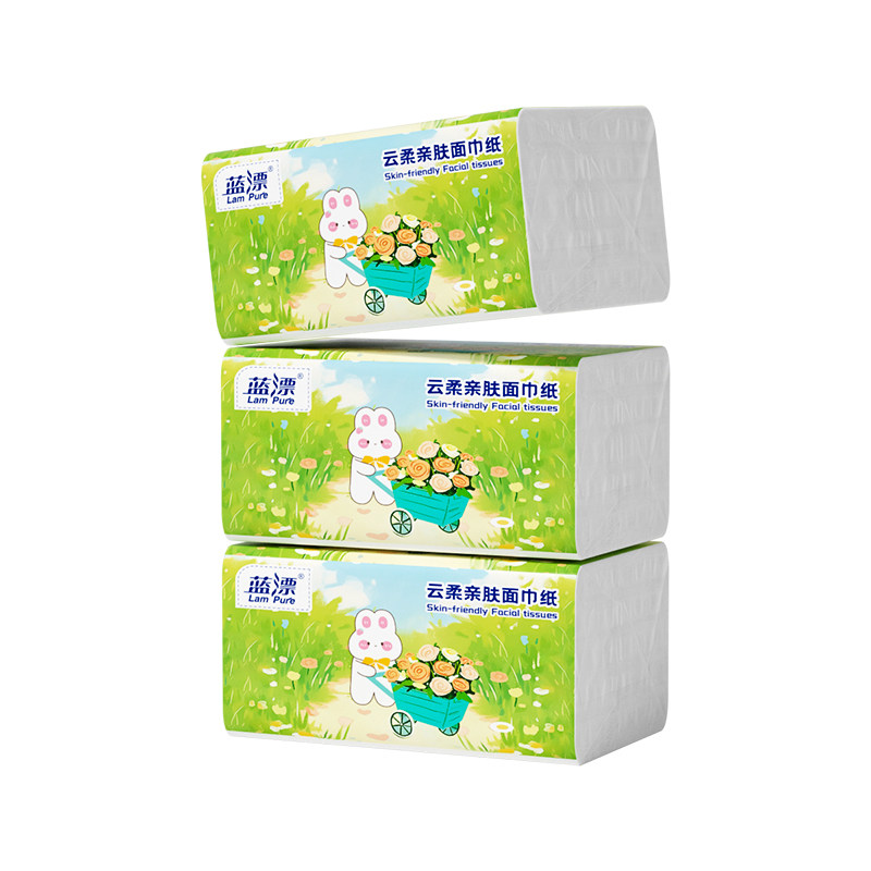 大包480张巨无霸大尺寸加厚手口屁擦嘴擦脸纸巾整箱批抽纸家用