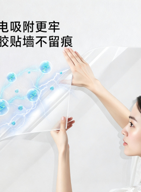 【30倍吸附力】不伤墙静电保护膜