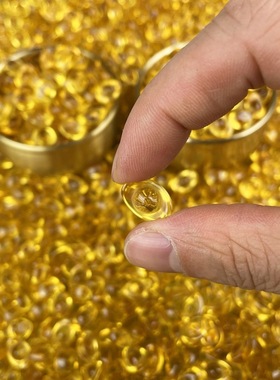 琉璃天然黄水晶小元宝招财进宝七彩琉璃摆件装饰礼品放聚宝盆客厅