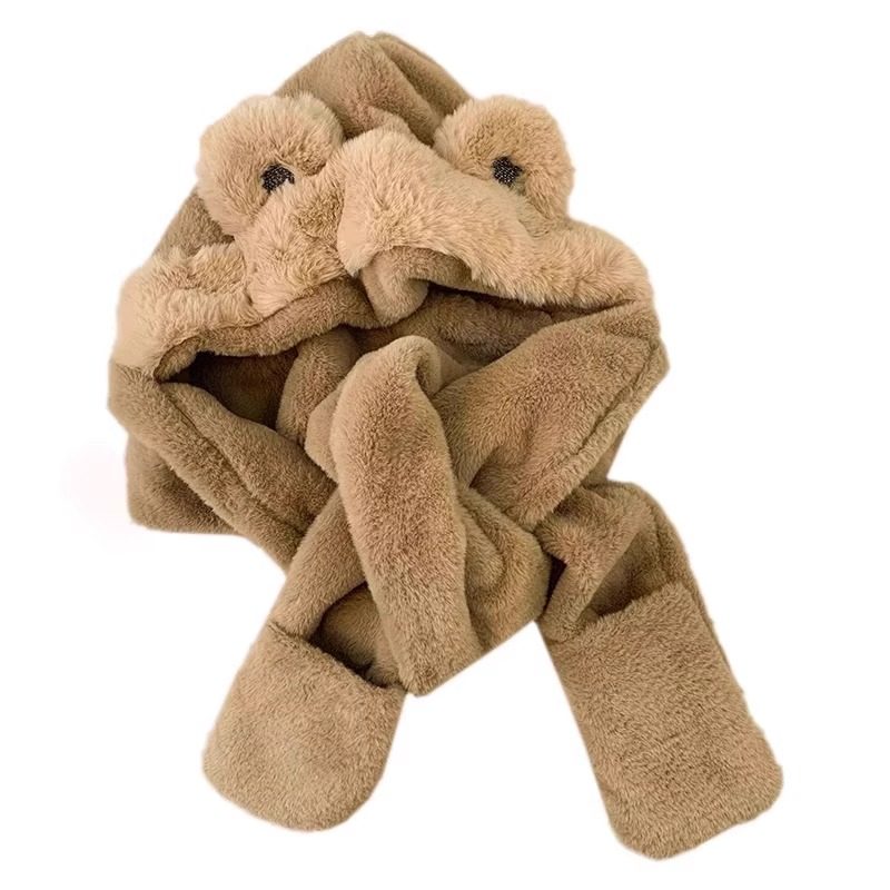 儿童帽子秋冬季男女童户外骑行防风面罩护耳套头帽宝宝围巾一体帽,淘宝优惠券,粉丝福利购,淘宝优惠卷