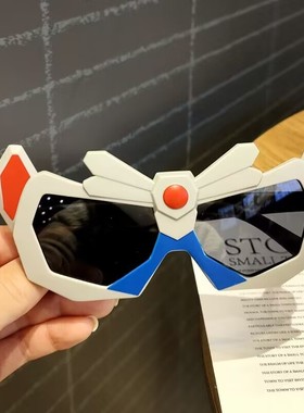 变形金刚儿童太阳镜女童防紫外线宝宝眼镜男童墨镜遮阳镜圆脸偏光