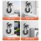 Balcony mop pool double outlet faucet with spray gun in-wall nozzle washing machine faucet multi-function one in and two out