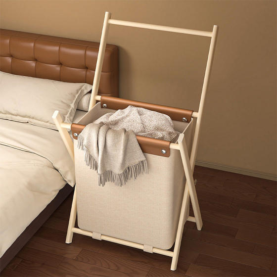 Simple dirty clothes basket dirty clothes storage basket dirty clothes basket household laundry basket foldable high-value basket large capacity