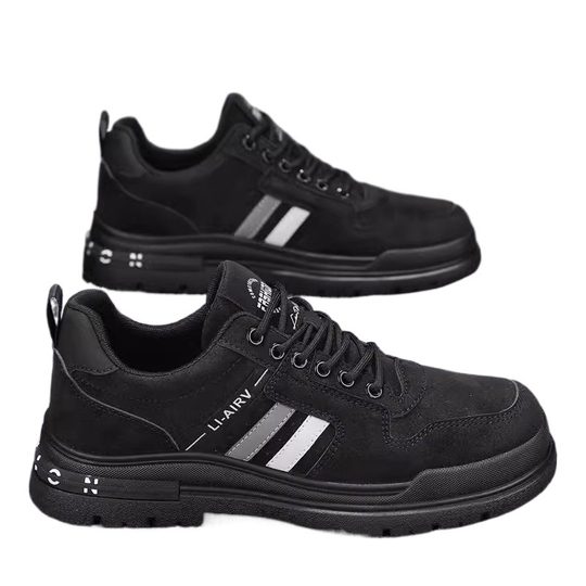 劳保板鞋鞋子男鞋春秋季工地干活休闲鞋上班工作防滑工装2025新款