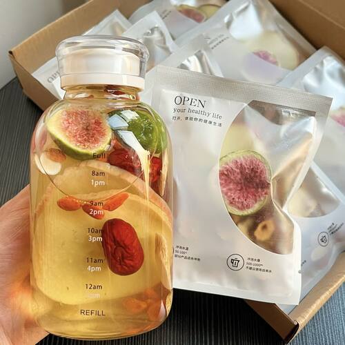 同款苹果黄芪麦冬红枣枸杞无花果补气血女人茶组合茶养颜养生冲泡 - 图3