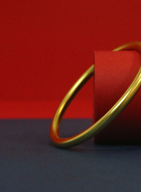 仿真999黄金古法实心高端越南沙金卷草纹手镯女久不掉色素圈新款