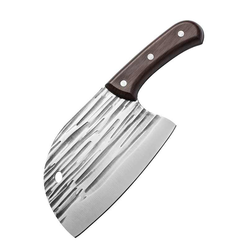 锻打菜刀家用杀鱼刀厨师专用砍切女士切菜切片刀厨房刀具切肉两用-图3
