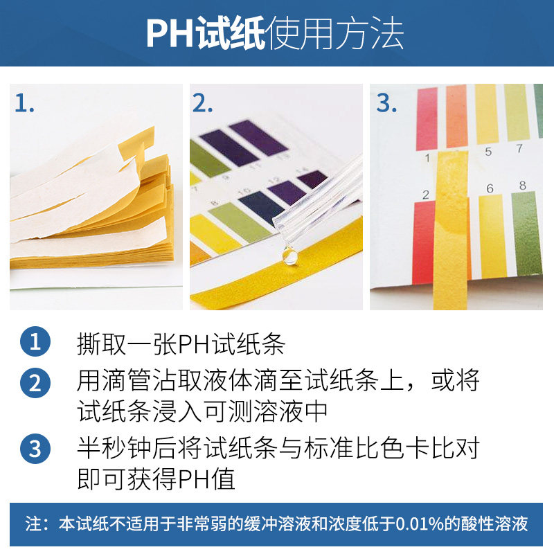 ph水质检测试纸饮用水酸碱性ph值自来水检测工具盒弱酸性缓冲测量_虎窝淘