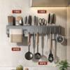 Knife holder rack multi-functional kitchen wall-mounted chopstick cage