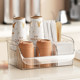Transparent white cup holder storage box | purchase more than one person