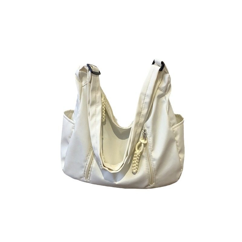 25年新款尼龙布包女学生斜挎包大容量通勤布袋简约休闲单肩绿色,淘宝优惠券,粉丝福利购,淘宝优惠卷