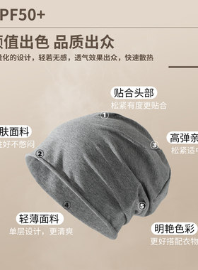 大头围帽子女款春秋产后月子帽