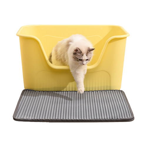 猫砂盆超大号防外溅宠物用品半封闭加高猫厕所特大号幼猫巨型带盖 - 图3