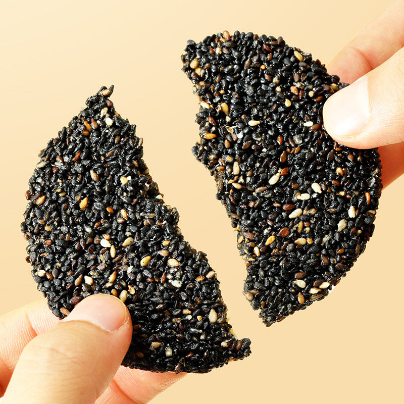 味滋源薄脆黑芝麻饼老式无0添加蔗糖高钙食品孕妇老人童零食休闲,淘宝优惠券,粉丝福利购,淘宝优惠卷