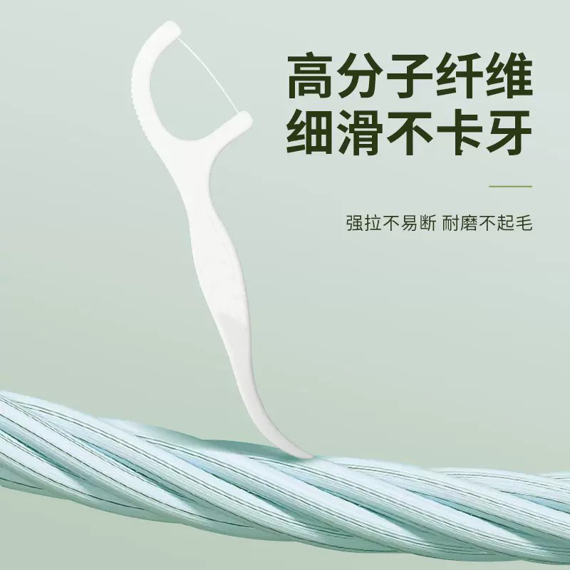 便携一次性牙线牙签洁齿家用高分子口腔护理便携盒装剔牙神器