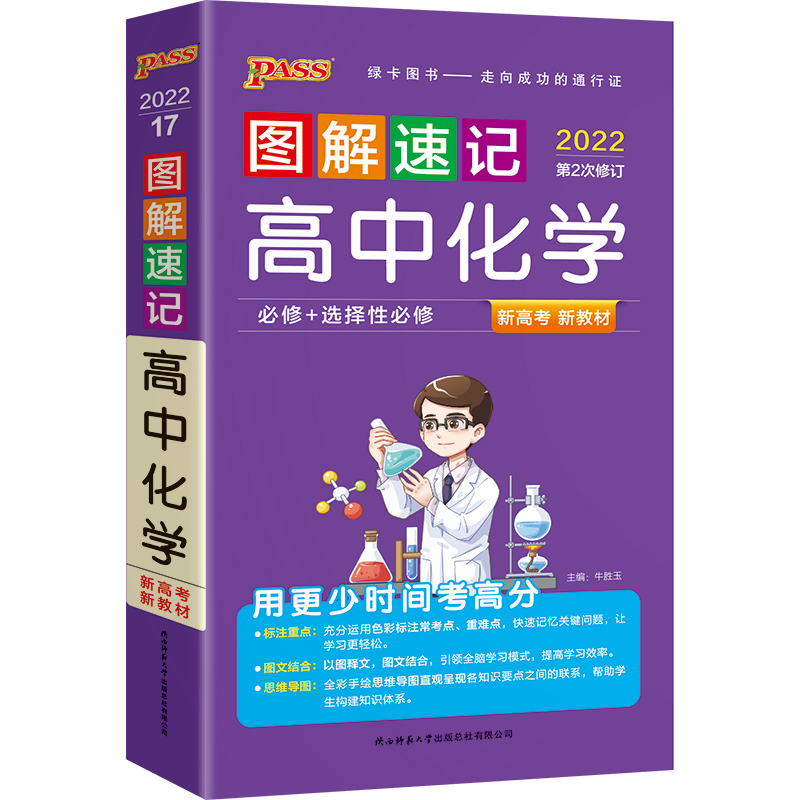 图解速记高中古诗文文言文数学英语词汇物理化学生物政治历史解读高一二三高考基础清单大全辅导资料口袋书PASS绿卡图书 - 图3