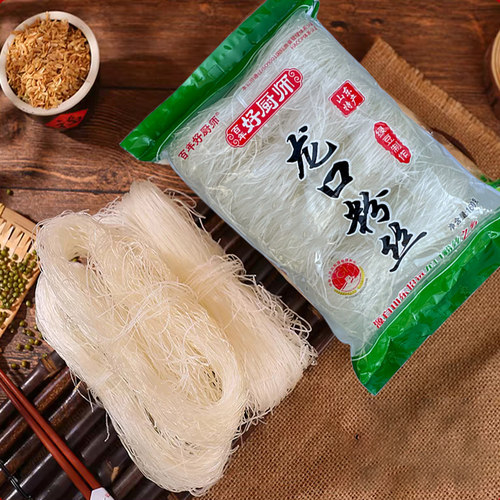 龙口粉丝百年好厨师纯绿豆粉丝正宗山东特产小包装商用花甲粉凉拌 - 图0