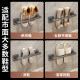 Bathroom slipper rack without punching holes