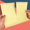 Dot matrix computer printing paper 1000 triple halves