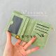 New design small wallet girl girl heart cute Japanese short multi-card card bag change integrated wallet wallet