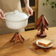 Insulation pad A tree anti-scalding pad Dining table insulation pad