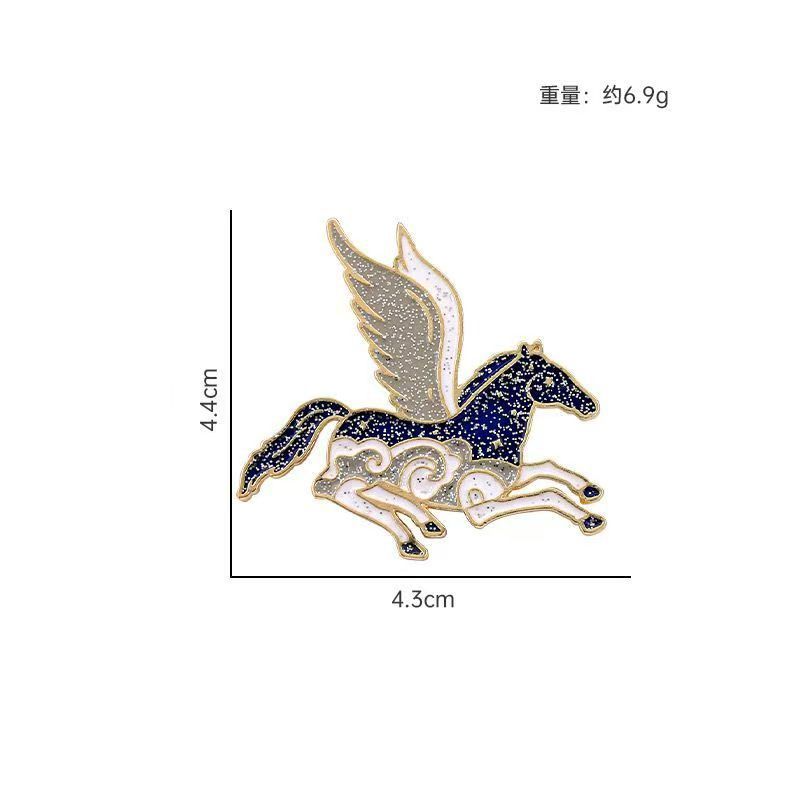 设计感创意立体生肖马胸针 小众动物衣服别针卡通独角兽胸花配饰,淘宝优惠券,粉丝福利购,淘宝优惠卷