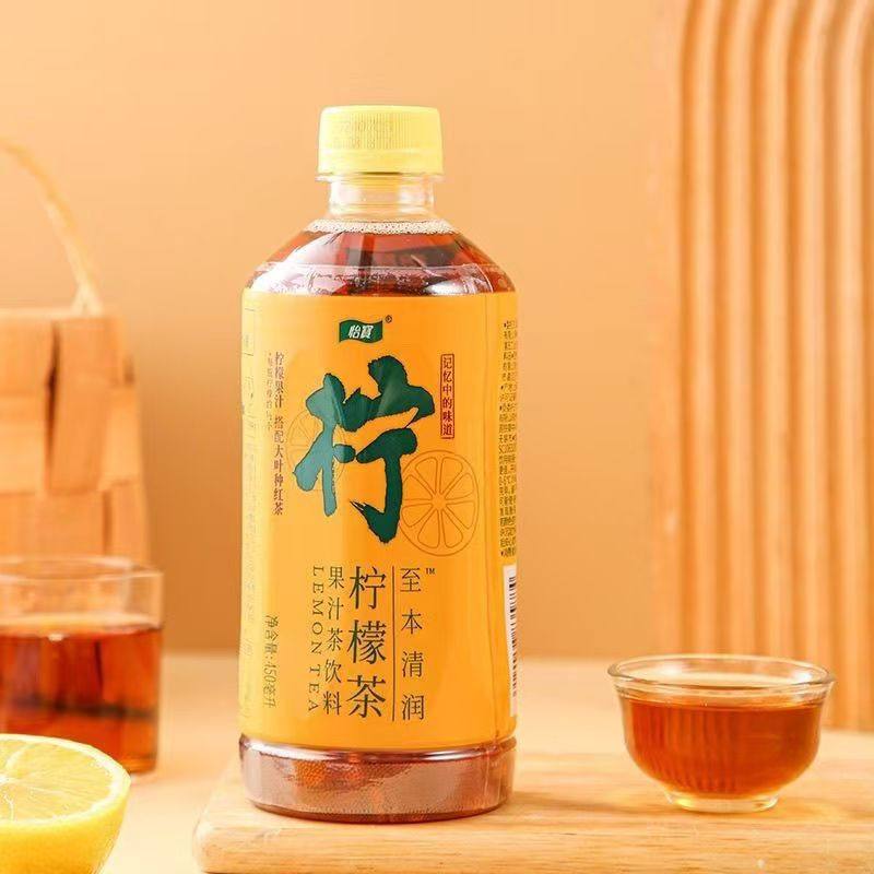 怡宝菊花茶/柠檬茶植物饮品450ml解渴风味茶饮料15瓶装 多省包邮 - 图2