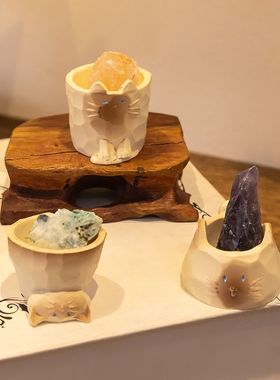 猫猫PAI水晶盲盒小摆件系列盲盒公仔手办摆件装饰送女生惊喜礼品