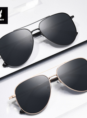 花花公子男士墨镜防紫外线爸爸太阳镜开车专用眼镜男驾驶偏光镜女