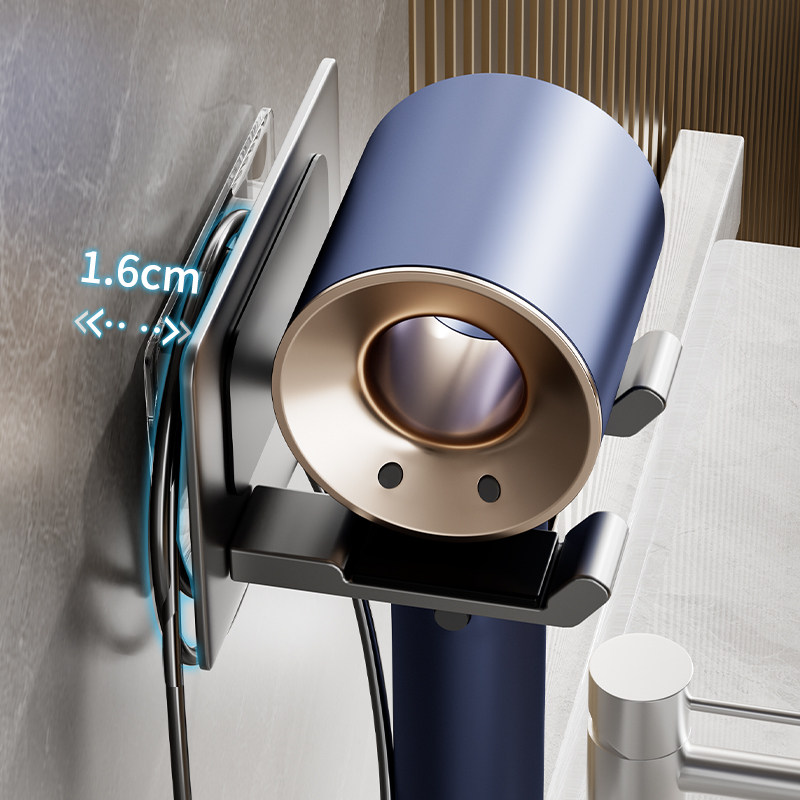 吹风机置物架支架免打孔卫生间电吹风挂架壁挂式风筒太空铝收纳,淘宝优惠券,粉丝福利购,淘宝优惠卷