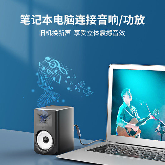 Один-два аудиокабеля aux3,5 мм на двойной лотос