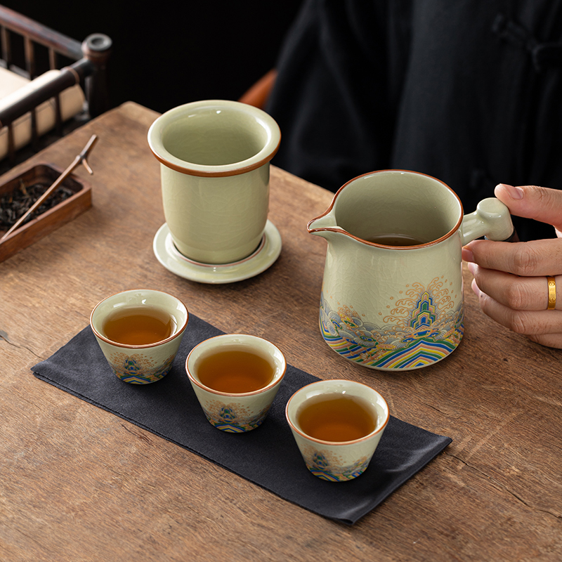 2025新款旅行茶具套装便携式户外露营泡茶喝茶装备随行快客杯精致 - 图0