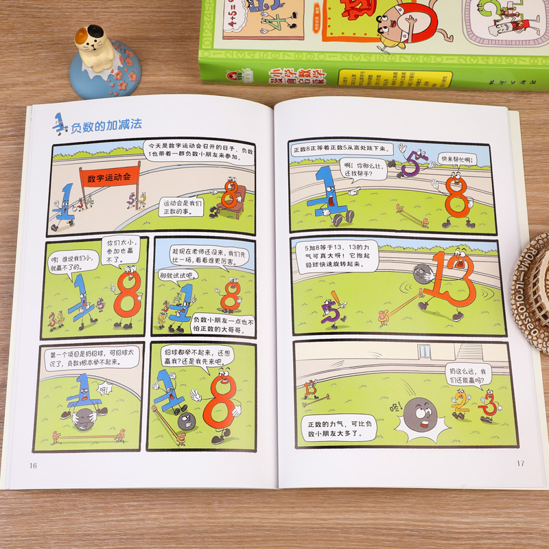 抖音同款】这就是数学全10册小学数学漫画启蒙书漫画版儿童科普绘本6-12岁这就是数理化系列一二三四五六年级课外阅读书籍读物正版-图2