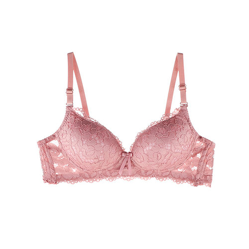 Sexy lace gathered蕾丝聚拢内衣套装 - 图3